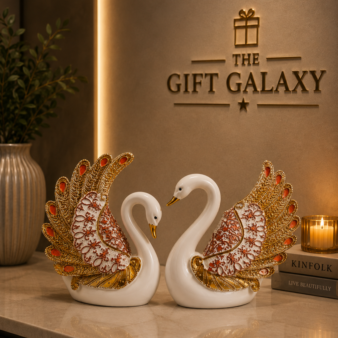 Elegant Swan Set of 2
