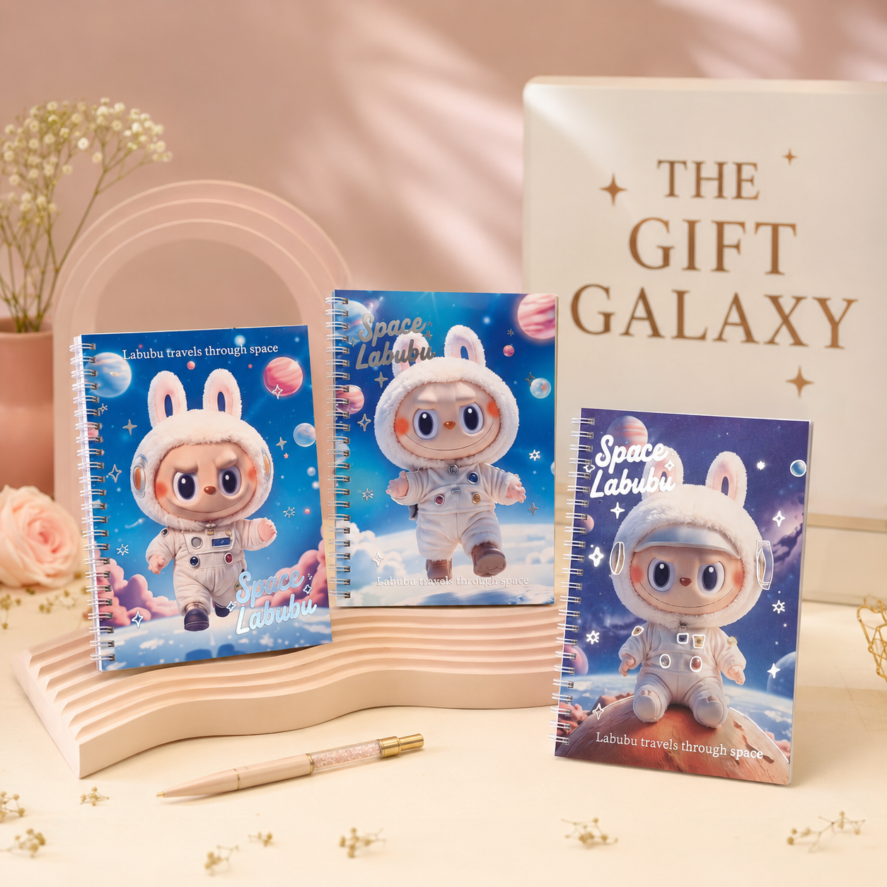 Space Labubu Spiral Notebook
