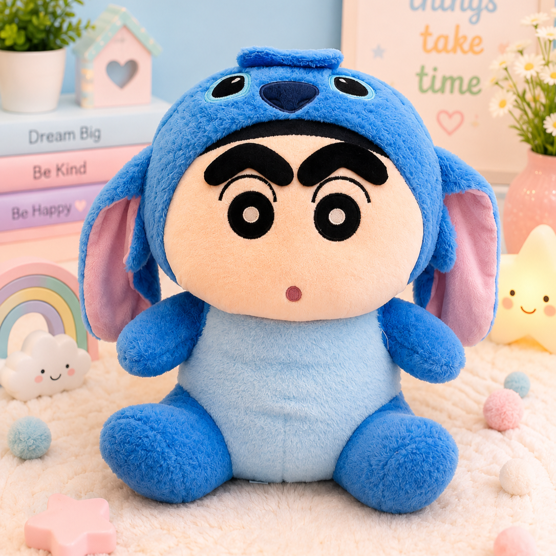 Shinchan Fluffy Plushie 